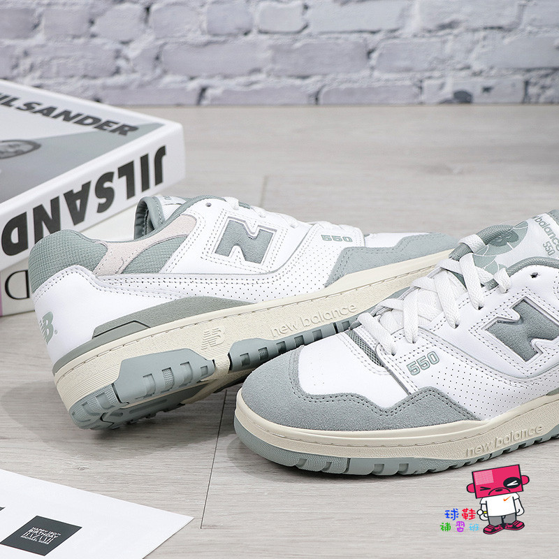 【正品】NEW BALANCE 550 GREEN 湖水綠 奶油白 男女 復古 NB 休閒 老爹鞋 BB550NED