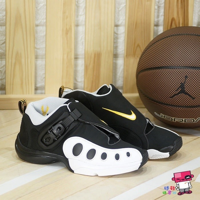 {正品}NIKE ZOOM GP OG GARY PAYTON 超音速 黑白金 手套 培頓 AR4342-002