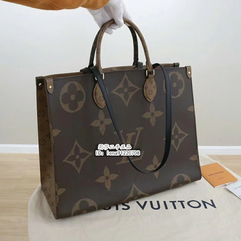 LV 路易威登 ONTHEGO GM/MM 購物袋 托特包 手提包 單肩包 M45321 M45320