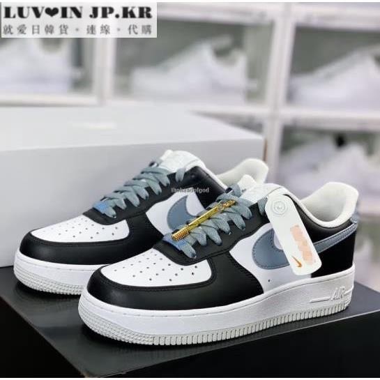 【日韓連線】Nike Air Force 1'07 Low 白黑灰 影子灰 空軍防滑滑板鞋 FD9065-100男女鞋