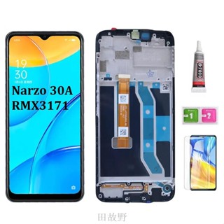 【田故野】原廠帶邊框螢幕總成相容 Realme Narzo 30A RMX3171 LCD 螢幕總成 液晶面板 顯示螢幕