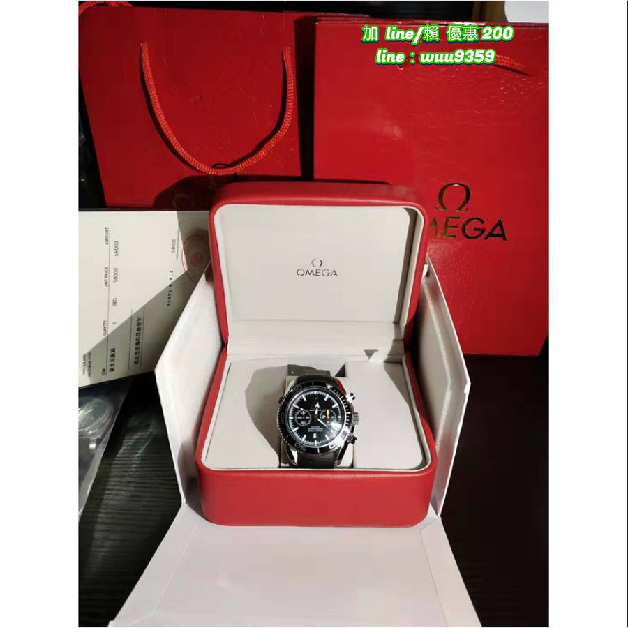 OMEGA歐米茄 海馬系列600M黑面232.32.46.51.01.003男士腕錶歐米茄 手錶機械錶