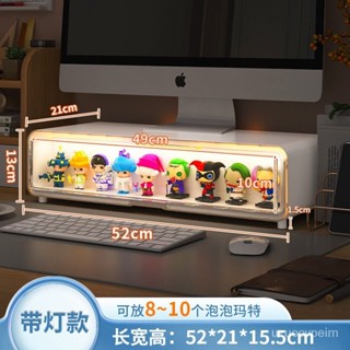 臺灣出貨🚚螢幕增高 電腦增高架 公仔展示 盲盒收納 桌上置物電腦顯示器桌面增高架臺式護頸手辦展示盒工位神器置物架帶抽屜櫃