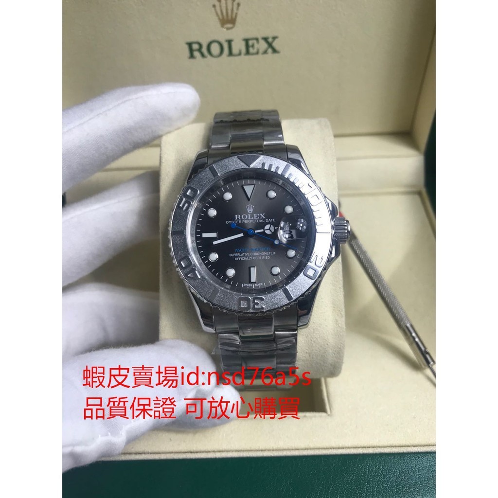 TR店二手Rolex 勞力士遊艇名仕系列116622 灰盤藍針 40mm男士機械手錶 錶盤雙向旋轉 質感舒適款特價*