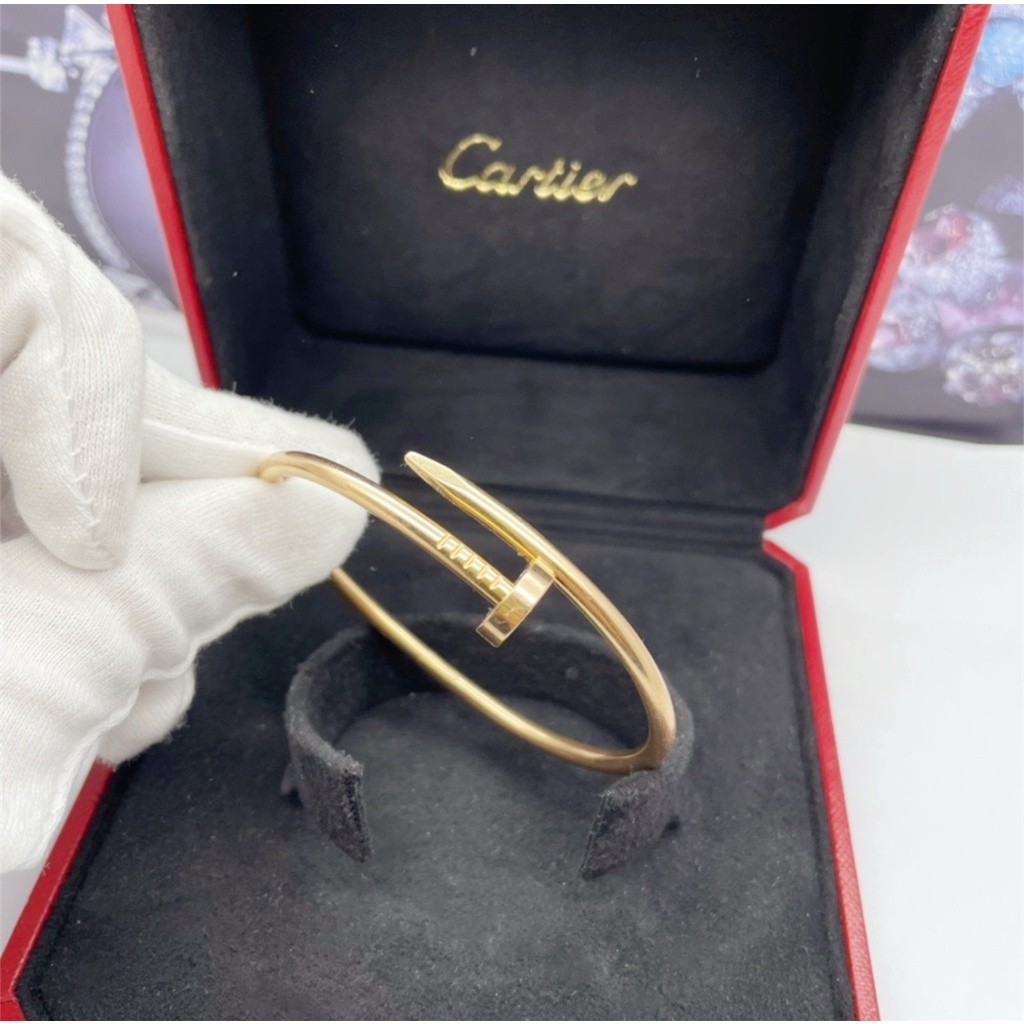 正品現貨 Cartier 女士釘子手鐲 卡地亞 釘子手環 送女友禮物 玫瑰金手圈 現貨實拍