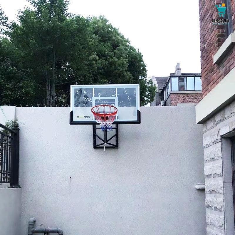 【MOMO精品】室外成人標準家庭籃球框籃筐家用籃球板戶外成人籃球架壁掛式投籃