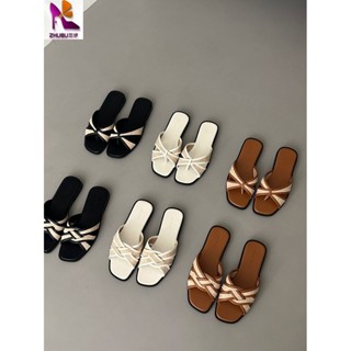 〖精品❤熱銷〗拖鞋 平底拖鞋 女鞋 防水拖鞋 外出拖鞋 平底複古一字拖鞋女鞋子外穿2024新款夏季休閒編織涼拖沙灘涼鞋
