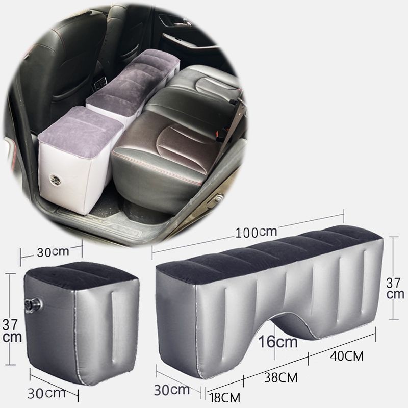 （熱銷）車載充氣床車載後排間隙墊轎車SUV商務車用後座睡覺墊腳凳填充墊