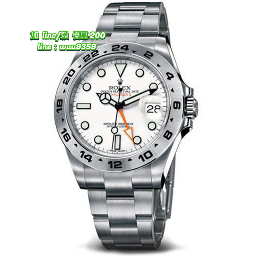 Rolex 勞力士 EXPLORER Ⅱ 216570 探險家2型 白色面盤