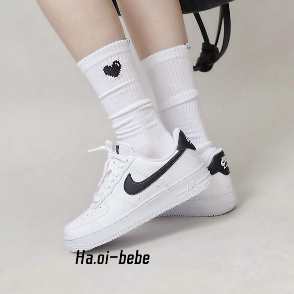 Nike Air Force 1 GD 權志龍 荔枝皮黑白色 休閒 運動 男女鞋 CT2302-100