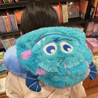 🎀全館保固🎀u型枕 卡通怪獸大學毛怪蘇利文連帽U型枕午睡神器旅行毛絨立體遮光枕hx526