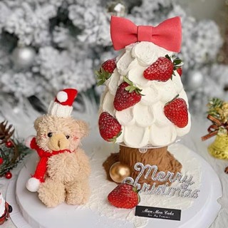 🔥爆款熱銷🔥圣誕許愿樹烘焙蛋糕打樁支架圣誕節雙層蛋糕打樁臺墊片蛋糕裝飾