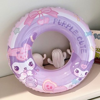 『小花甜鋪』🛒兒童游泳圈成人加厚充氣救生圈小孩浮圈寶寶腋下圈卡通庫洛米泳圈