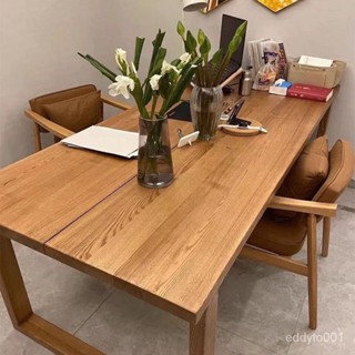免運🔥客廳長桌 實木桌 餐桌 實木餐桌 辦公桌 客廳茶桌 會議桌 家用餐桌實木桌麵商用辦公桌客廳茶桌會議桌簡約日式風