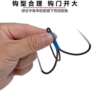 【錨魚鉤】刀鋒三錨鉤 破甲專用 巨物鉤 大號三角錨鉤 三本鉤 矛勾 鰱鱅三爪錨魚 釣魚戶外用品