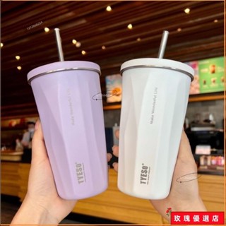 💖臺灣出貨+熱賣 咖啡隨行杯 不鏽鋼保溫杯 冰霸杯 保溫隨行杯 隨身杯 環保杯 飲料杯 吸管保溫杯 吸管杯 水壺 保冰杯