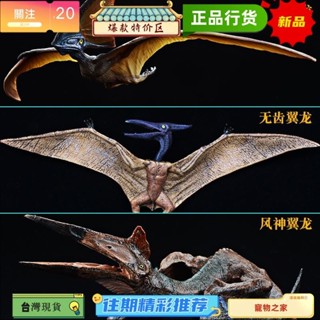 臺灣熱賣 飛行恐龍 侏羅紀模擬實心恐龍模型玩具 風神翼龍 雙型齒翼龍 無齒翼龍 兒童男女孩 擺件禮物