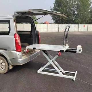 喜目雷克車液壓升降車隨車叉車便攜式升降平臺車可升降小推車