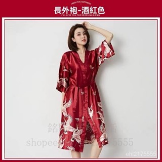 情侶浴袍 加長加厚款珊瑚絨睡袍男女 珊瑚絨睡袍 毛巾料浴袍 浴袍 法蘭絨浴袍 吸水浴袍 長款浴袍 情侶夏季薄款僊鶴單件睡