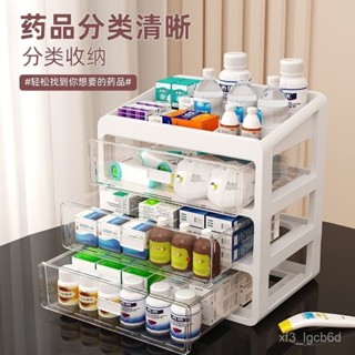 |全網最低 可開發票|藥箱傢庭裝抽屜式大容量藥品藥物收納櫃傢用醫療小藥盒藥筐收納盒