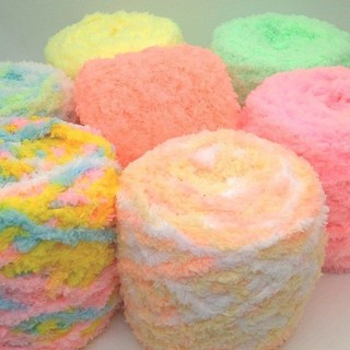 大球球毛線🎀 手工DIY 珊瑚絨毛線團絨絨毛巾線圍巾寶寶毛線 手工diy編織包包自織材料包 DIY編織 手工材料