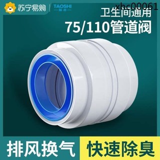 熱銷· 衛生間止回閥110煙管道浴霸75PVC通風換氣口止逆閥防回排風扇1286