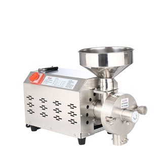 【限時量販中*前5名特價】磨粉機 粉碎機 研磨機 五穀雜糧磨粉機商用不銹鋼粉碎機芝麻磨麵機調料打粉機超細研磨機