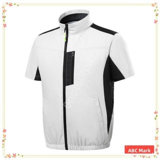 新品免運🌟 充電空調服 短袖風扇衣服 短袖風扇製冷降溫防曬戶外工作服 戶外迷彩風扇衣 冷氣服 防曬衣 垂釣服 冷氣衣