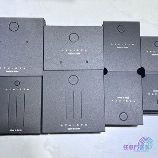 任意門客制 耳環卡 紙卡 飾品紙卡 nyu黑色加厚耳環卡紙 髮夾卡片項鍊包裝掛卡LOGO燙銀耳環卡