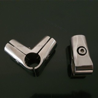 25mm/精鑄304不鏽鋼兩通三通晾衣架圓管連接件不鏽鋼管貨架配件連臺灣出貨/免運⚡