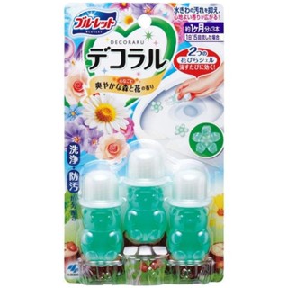 【模型君】 小林製藥 小熊馬桶除臭香氛凝膠(花型/森林/7.5GX3入) 日本製