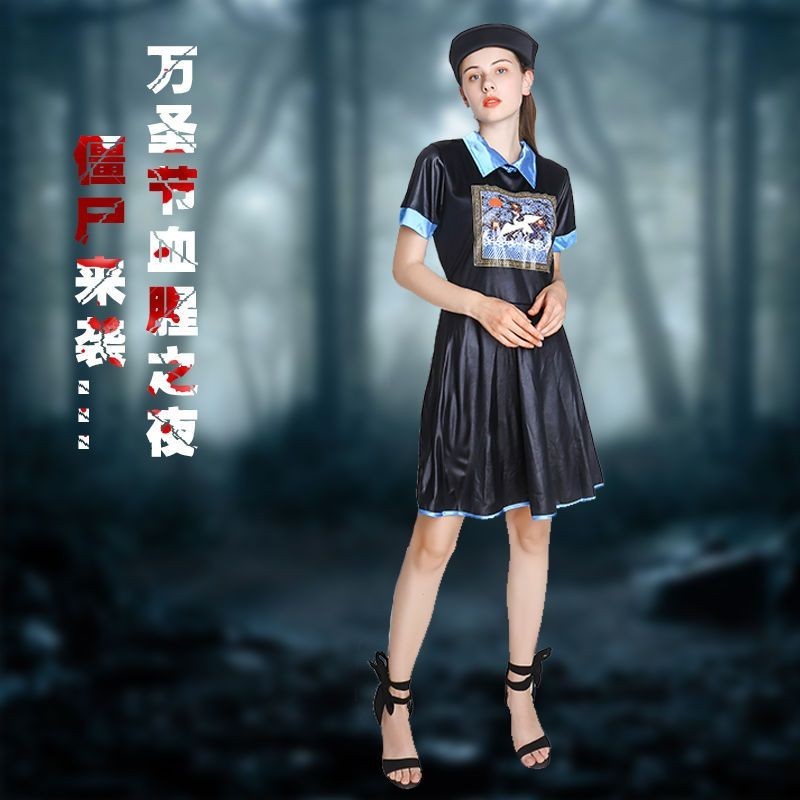 萬圣節鬼屋惡搞衣服成人女鬼cosplay清朝僵尸恐怖嚇人鬼衣服裝