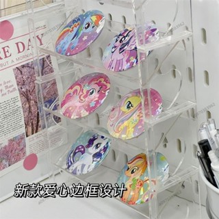 階梯式展示架 階梯徽章展示架 吧唧展示架 透明吧唧盒 壓克力 多層 可疊加 置物架 桌面ins 階梯式陳列架