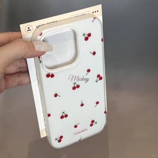 ins韓風紅色櫻桃iPhone15蘋果14promax手機殼新款13超火12硬殼女