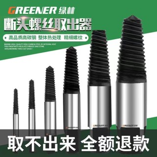 臺灣發貨必備工具斷絲取出器管牙攻牙器退牙器滑牙螺絲取出器綠林斷絲取出器6分4分水管斷管萬能絲錐反絲斷裂取水龍頭斷頭螺紋