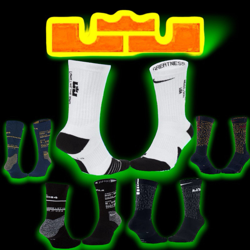 NIKE LEBRON JAMES ELITE Crew Socks 詹皇 中筒襪 菁英襪 籃球襪 SX7864 SOX