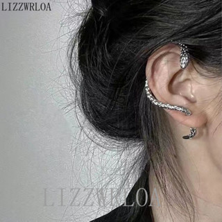 "LIZZWRLOA"[耳環]蛇形復古耳釘耳掛ins冷淡個性歐美小眾情侶設計耳環一體式耳飾
