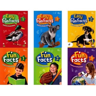 [華通書坊]Easy Fun Facts / Fun Facts 系列 (1~3) Student book with Workbook and Audio CD/片
