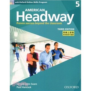 [華通書坊]American Headway (5) Student Book 3/e Soars 9780194726573
