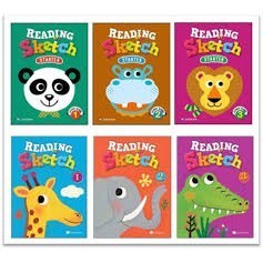 [華通書坊][兒童英語閱讀]Reading Sketch 系列 (Starter / Level 1 ~ Level 3) Student Book (with Workbook + MP3 QR Code download)