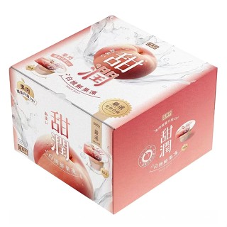 盛香珍 甜潤白桃鮮果凍 300公克 X 10入 [COSCO代購5] C335320