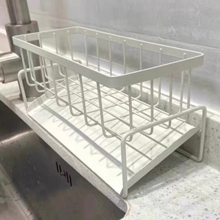 新品熱賣👍新款壁掛式太空鋁廚房置物架 廚房水槽置物架 太空鋁收納專家 洗碗池 抹布廚房收納架置物架 無痕貼置物架 四方架