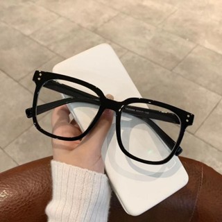 全新韓版 粗框黑色 平光鏡大臉顯瘦 網紅款眼鏡女 素顏眼鏡架 平光鏡無度數鏡框