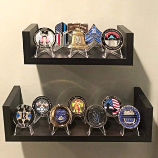 Happy醬迷你收藏品硬幣展示架/透明塑膠畫架獎牌徽章架