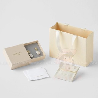 臺灣發貨&飾品 收納盒 首飾盒 珠寶盒 &Pandasew訂製LOGO流行首飾收納戒指項鍊彩色系套裝熱銷