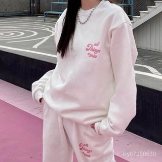 寬鬆衛衣兩件套洋氣 秋冬套裝 闊腿褲套裝 韓式套裝 潮流休閒套裝 熱賣爆款歐洲站時尚休閒運動套裝女春秋冬季2024年新款