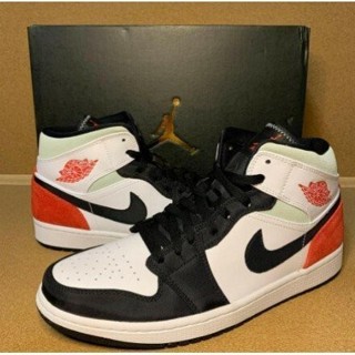 NIKE AIR JORDAN 1 MID 紅白 籃球 休閒 小UNION 852542-100 慢跑鞋