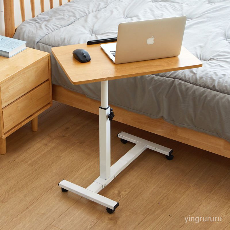 【廠傢直銷】移動床邊桌側邊款簡易床上書桌可折疊陞降沙髮小桌子辦公懶人c型 DVM4