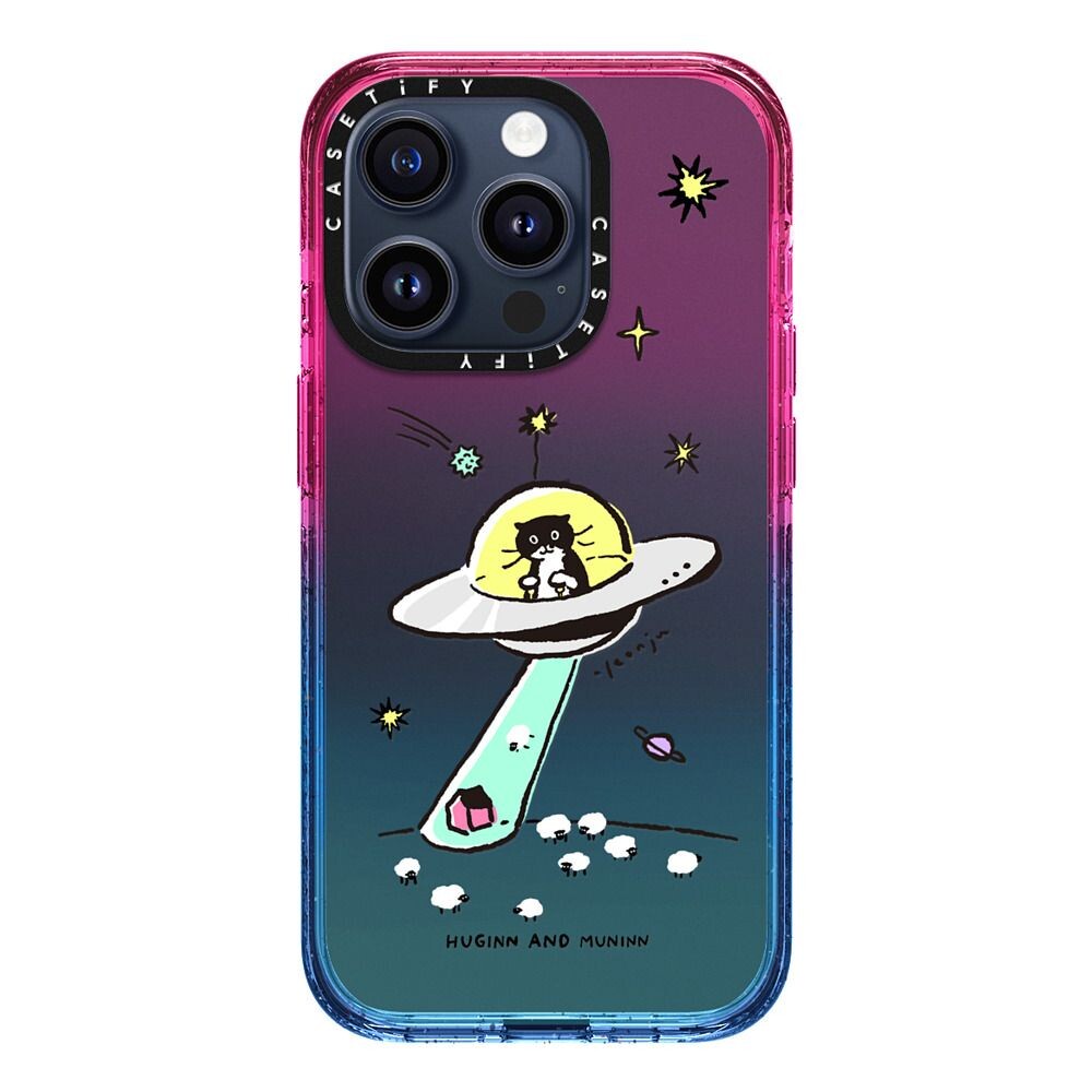 CASETiFY 保護殼 iPhone 15 Pro/15 Pro Max 飛碟貓貓 MODAERI IN UFO by YEON JU