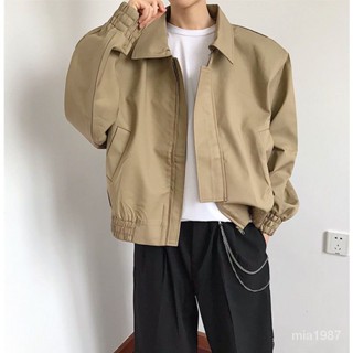 【優選好物】墊肩飛行員夾剋小眾高階感外套男輕奢潮牌ins設計感vintage棒球服 UBPI